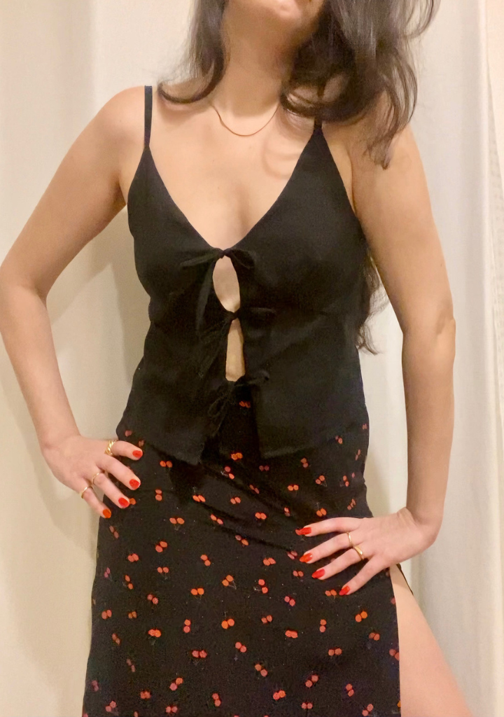 Poppy Top | Black