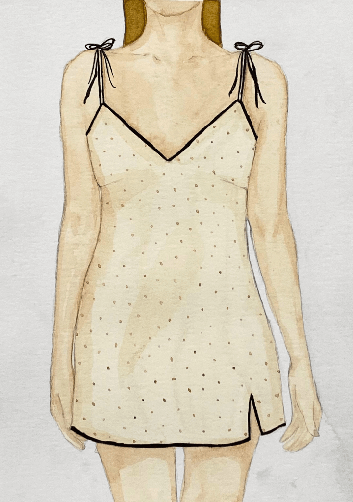 Chiara Dress | Champagne Bubbles