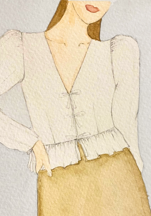 Isabel Blouse | Ivory
