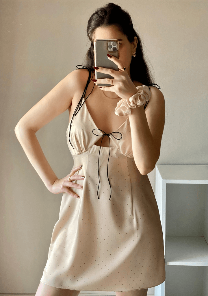 Chloe Dress | Champagne Bubbles