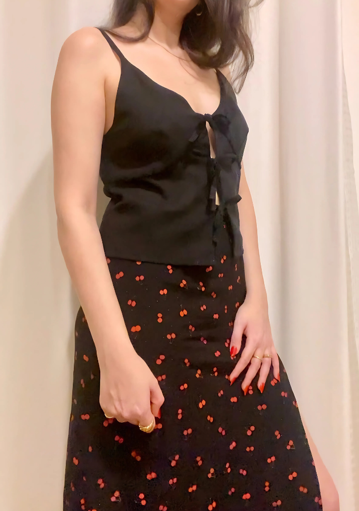 Poppy Top | Black