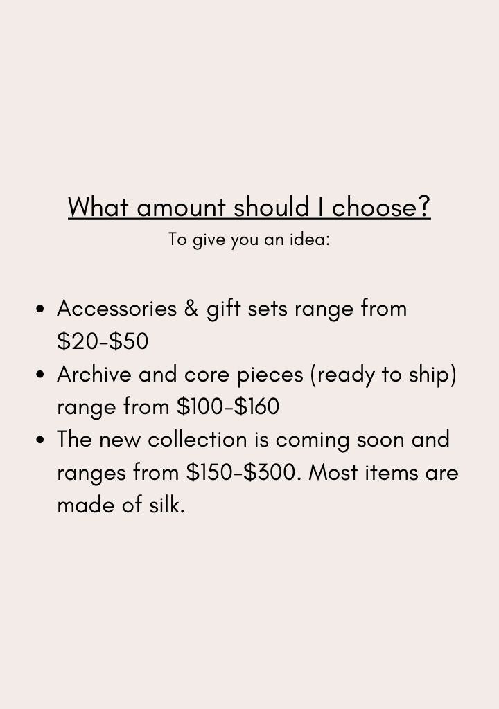 E-Gift card