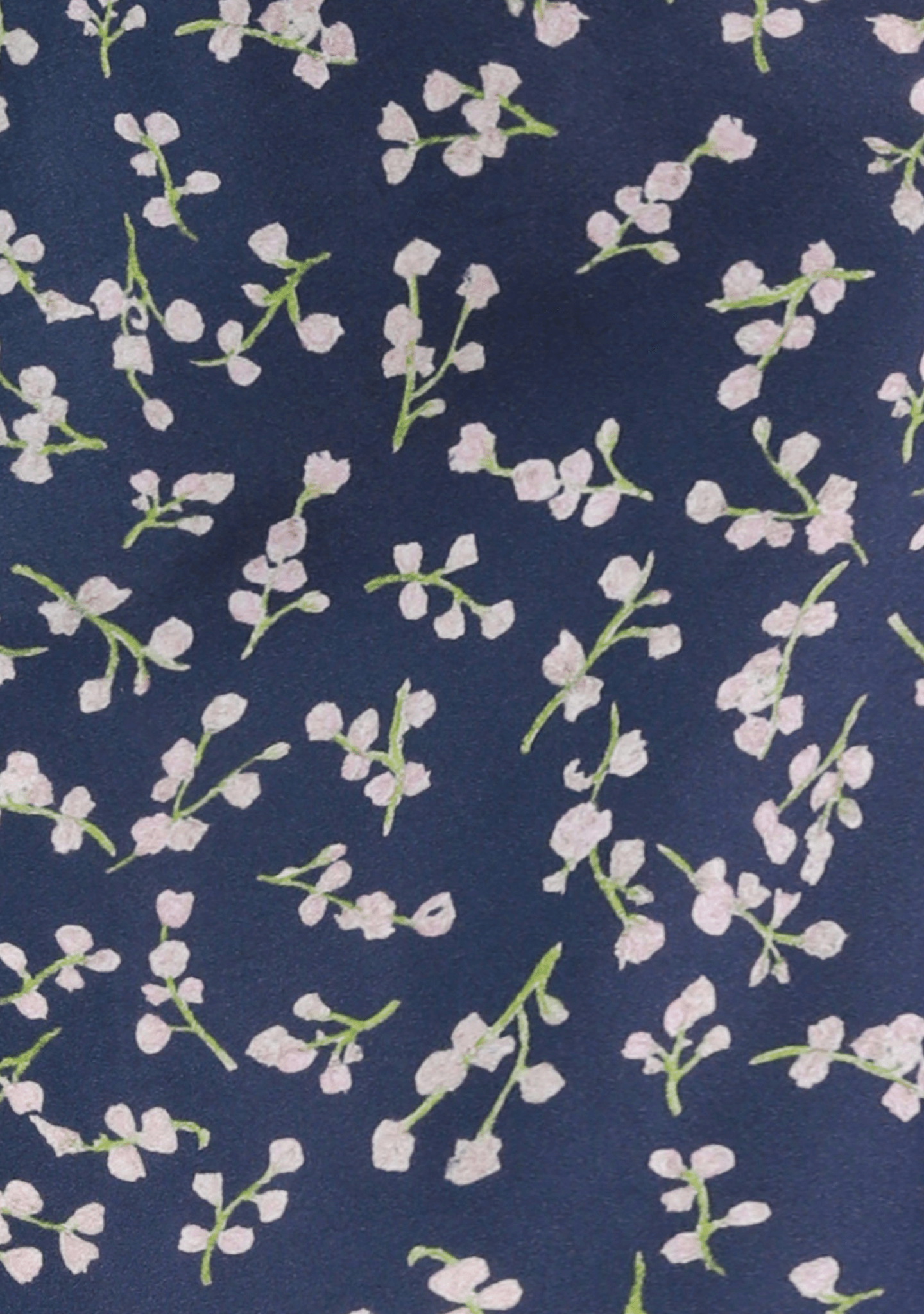 Hazell Silk Dress | Midnight Blossom - Anomable