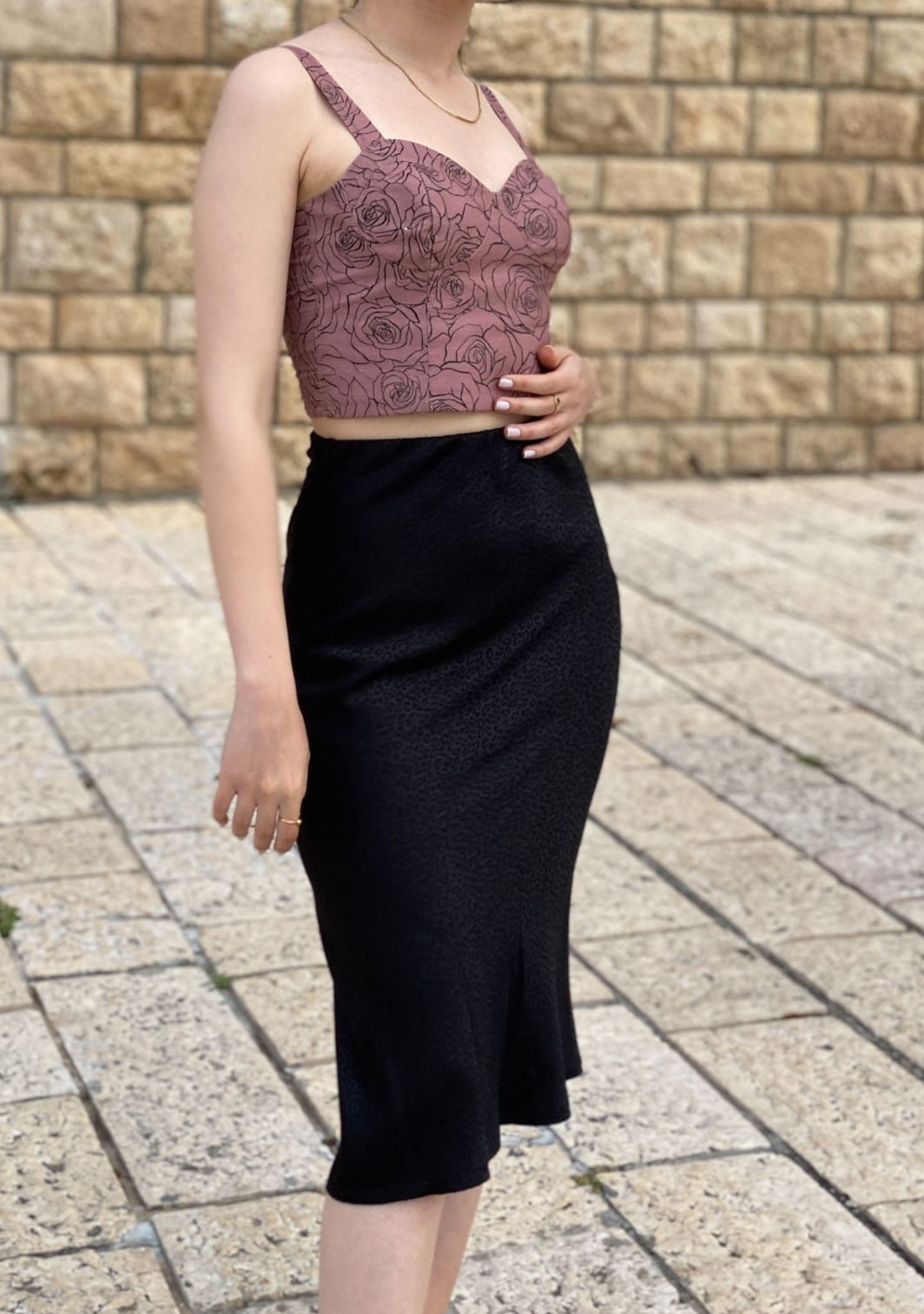 Mabell Top | Ancient Blossom - Anomable