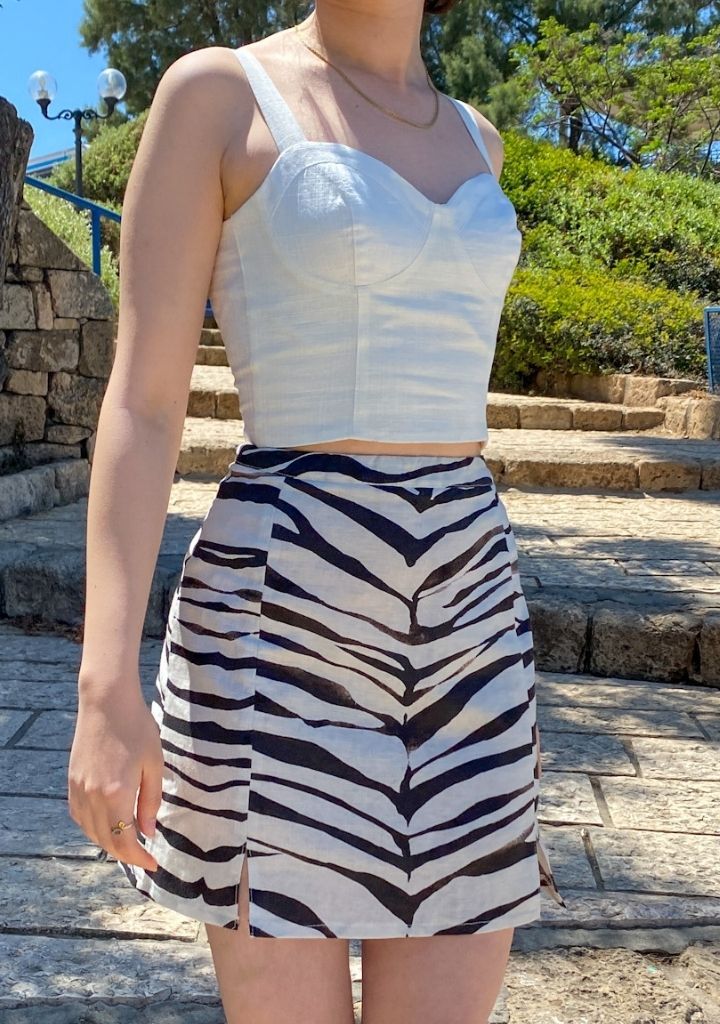Rachel Skirt | Zebra - Anomable