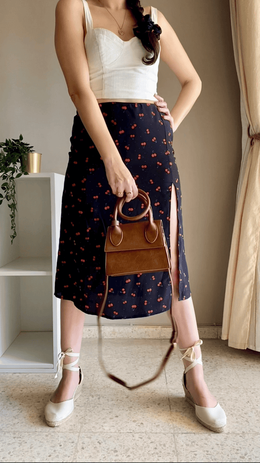 One skirt, Three looks. With the Mae in Cherry Bomb