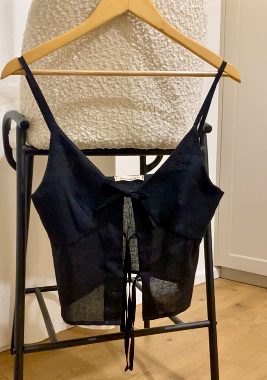 Poppy Top | Black