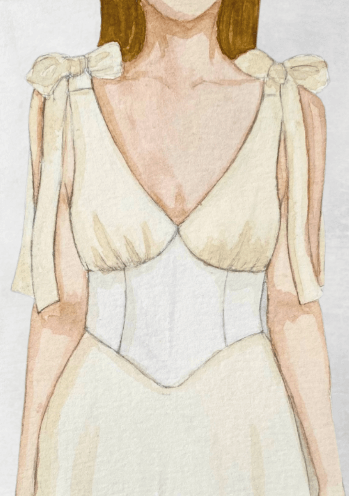 Camille Silk Top | Ivory