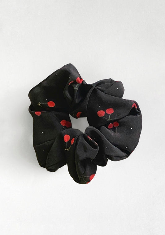 Silk Scrunchie | Cherry Bomb - Anomable