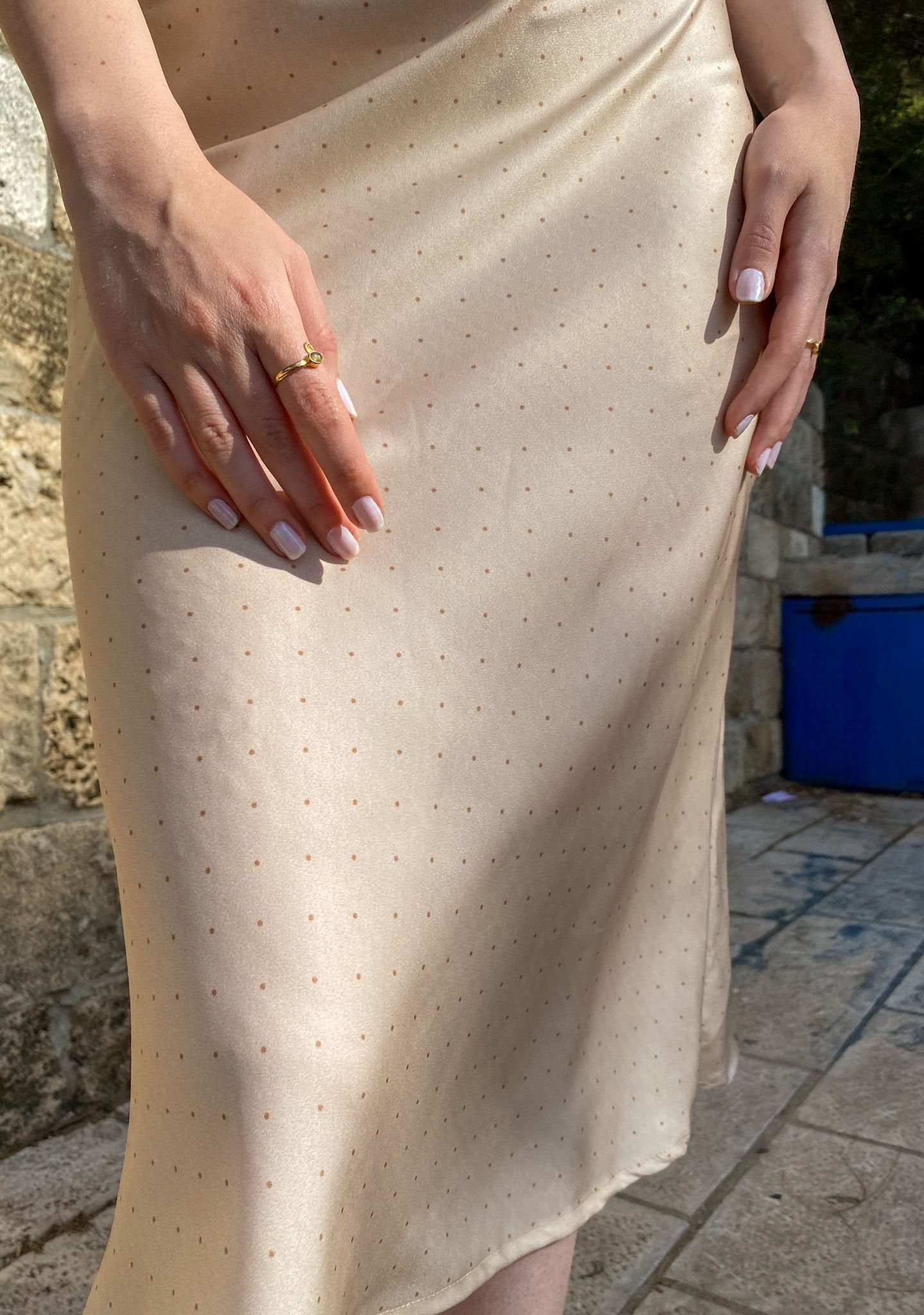 Lexa Skirt | Champagne Bubbles - Anomable