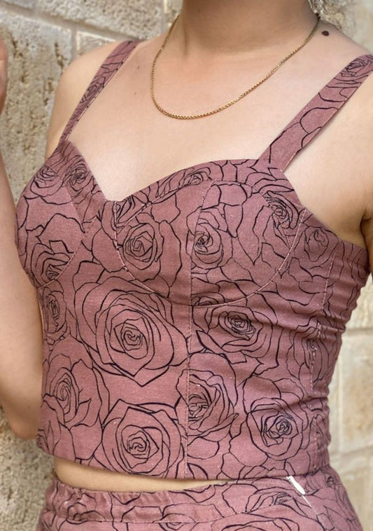 Mabell Top | Ancient Blossom - Anomable