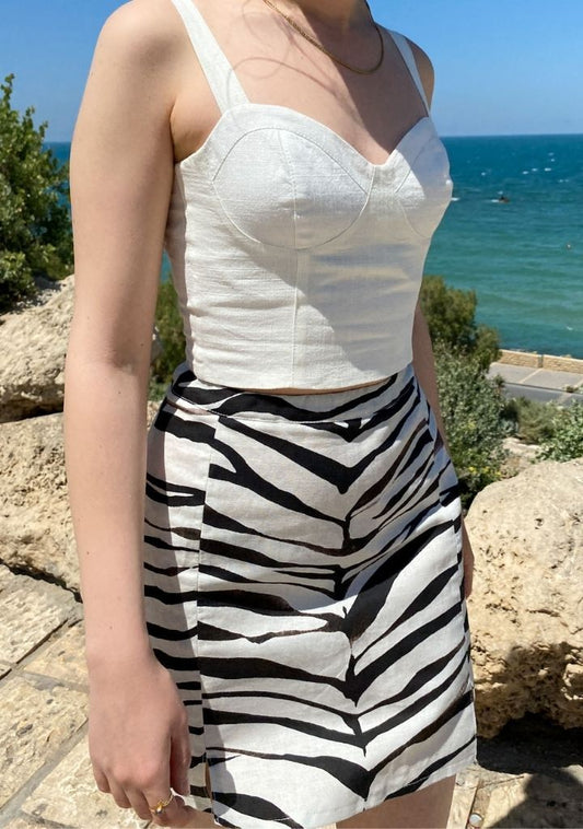 Rachel Skirt | Zebra - Anomable